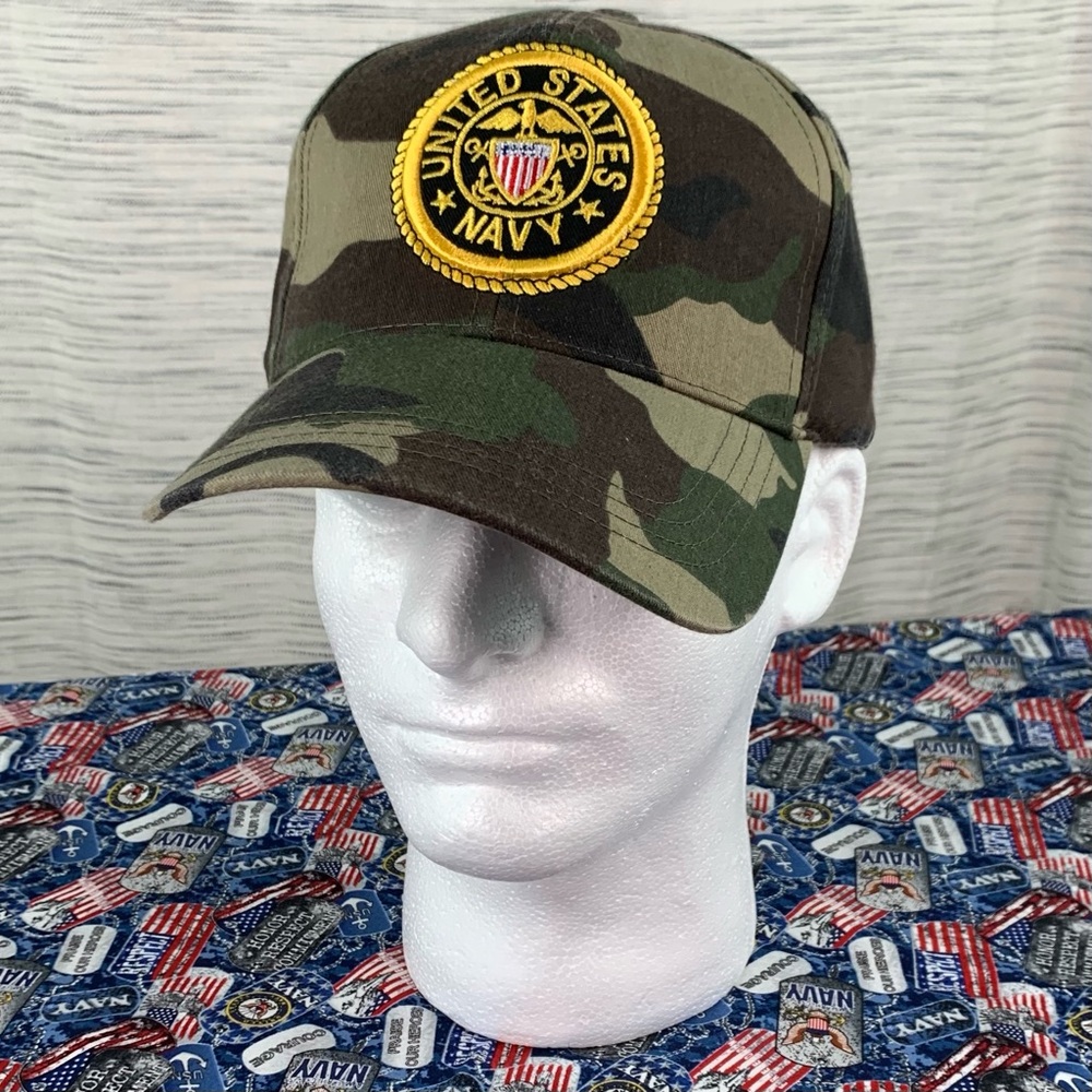 Caps Club United States Navy seal woodland camouflage ball cap.